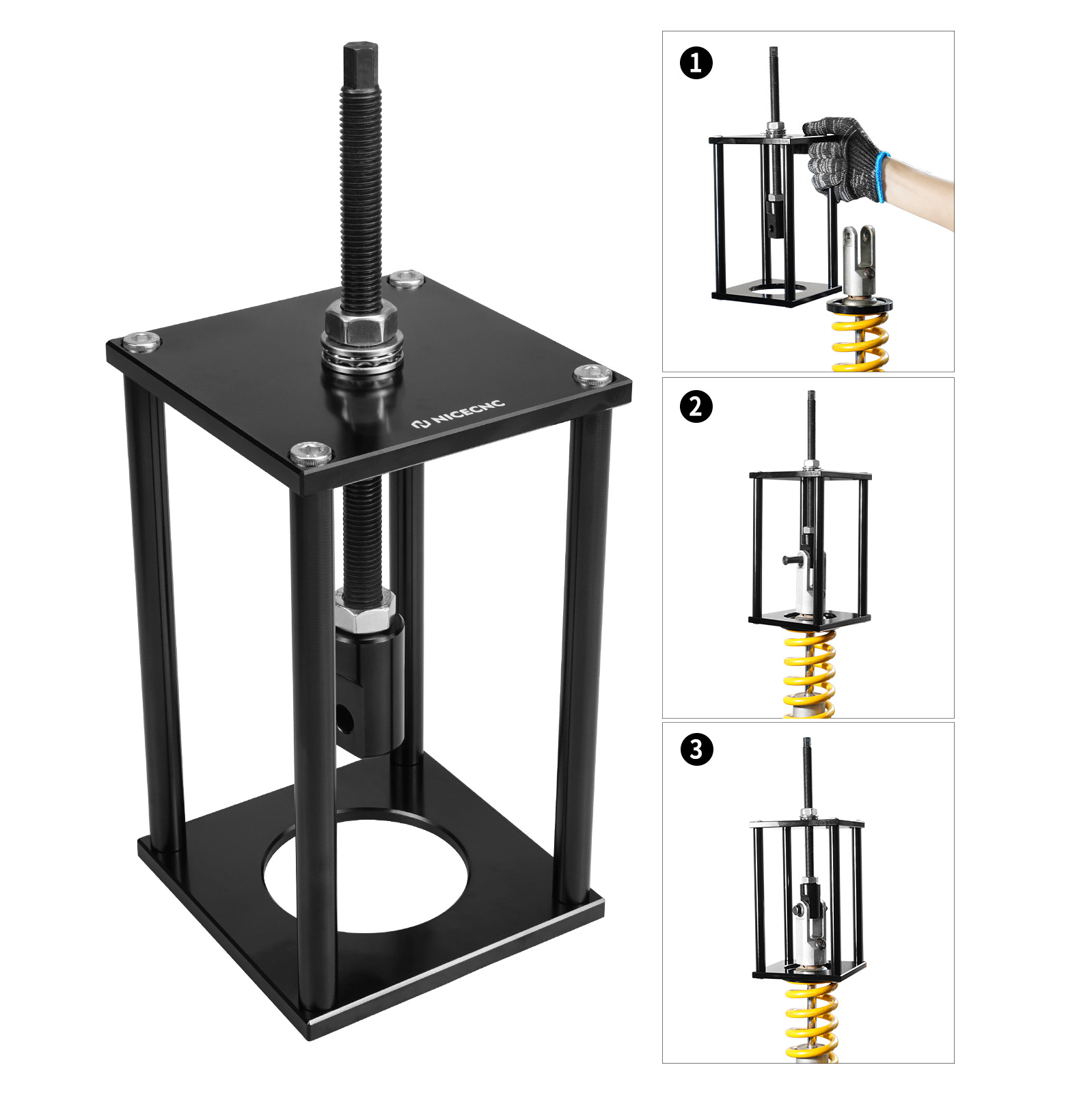 Spring Compressor Tool - Süspansiyon Şok yay kompresörü Aracı 60mm