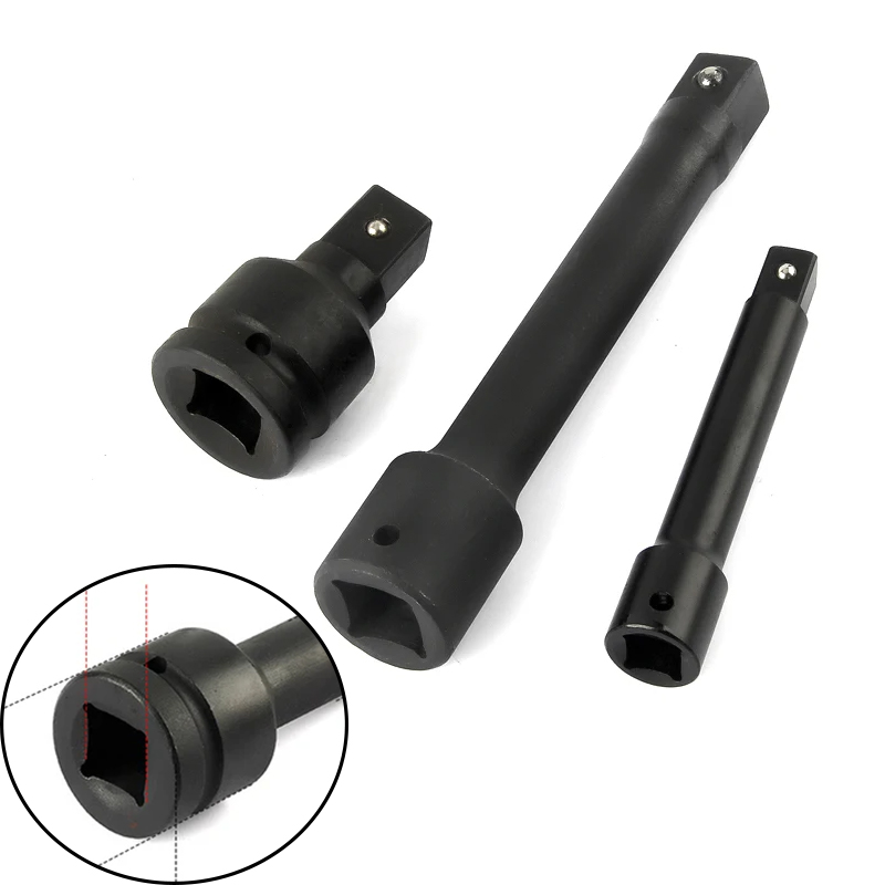 Pneumatic Impact Wrench - 1 adet ağır hizmet tipi uzun