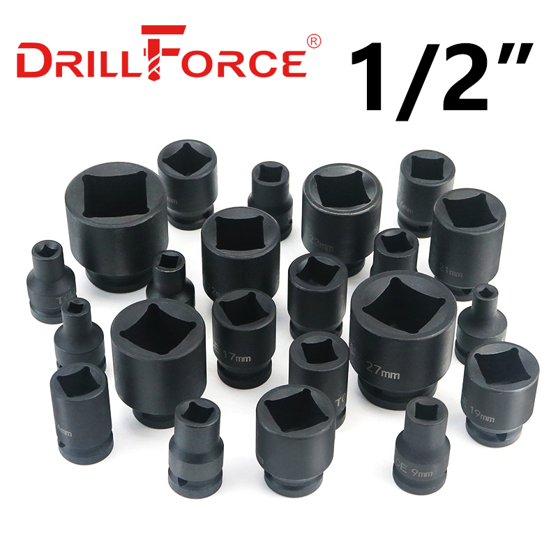 Pneumatic Impact Wrench - Drillforce 5-30mm Darbeli Anahtar Soket Kare