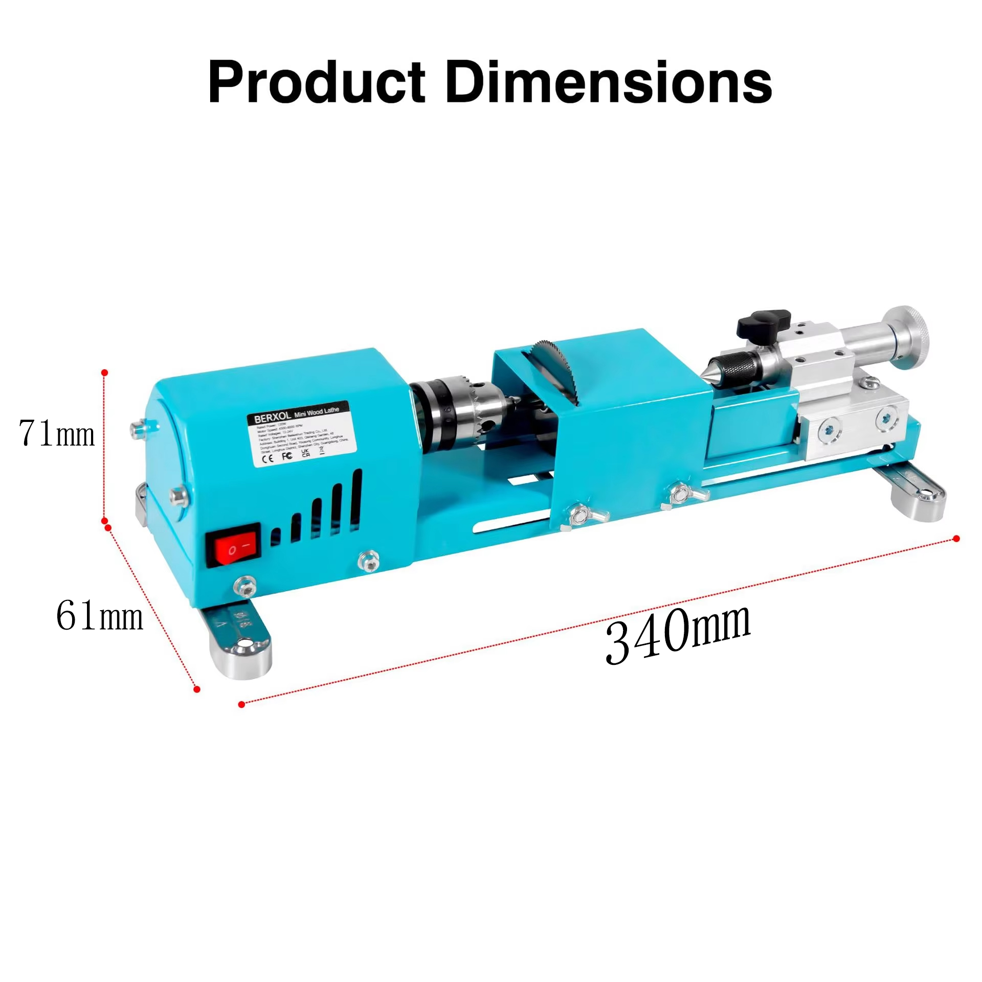 Yeni Elektrikli Ahşap Mini Tor - Brake Drum Lathe incelemesi ve fiyatı