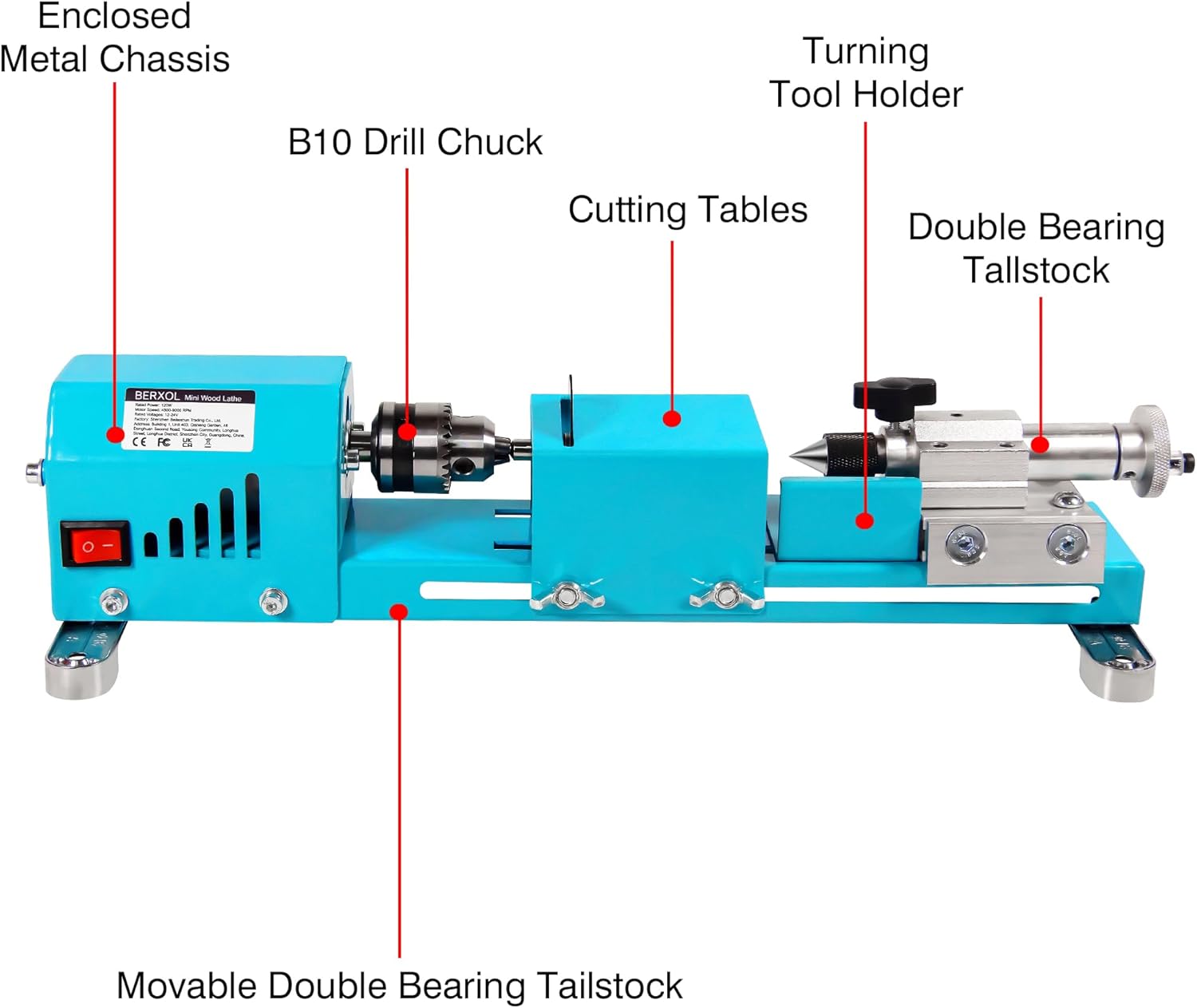 Yeni Elektrikli Ahşap Mini Tor - Brake Drum Lathe incelemesi ve fiyatı