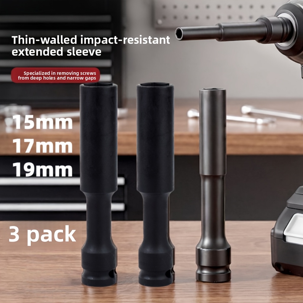 1/3 adet 1/2 inç uzatılmış inc - Pneumatic Impact Wrench incelemesi ve fiyatı