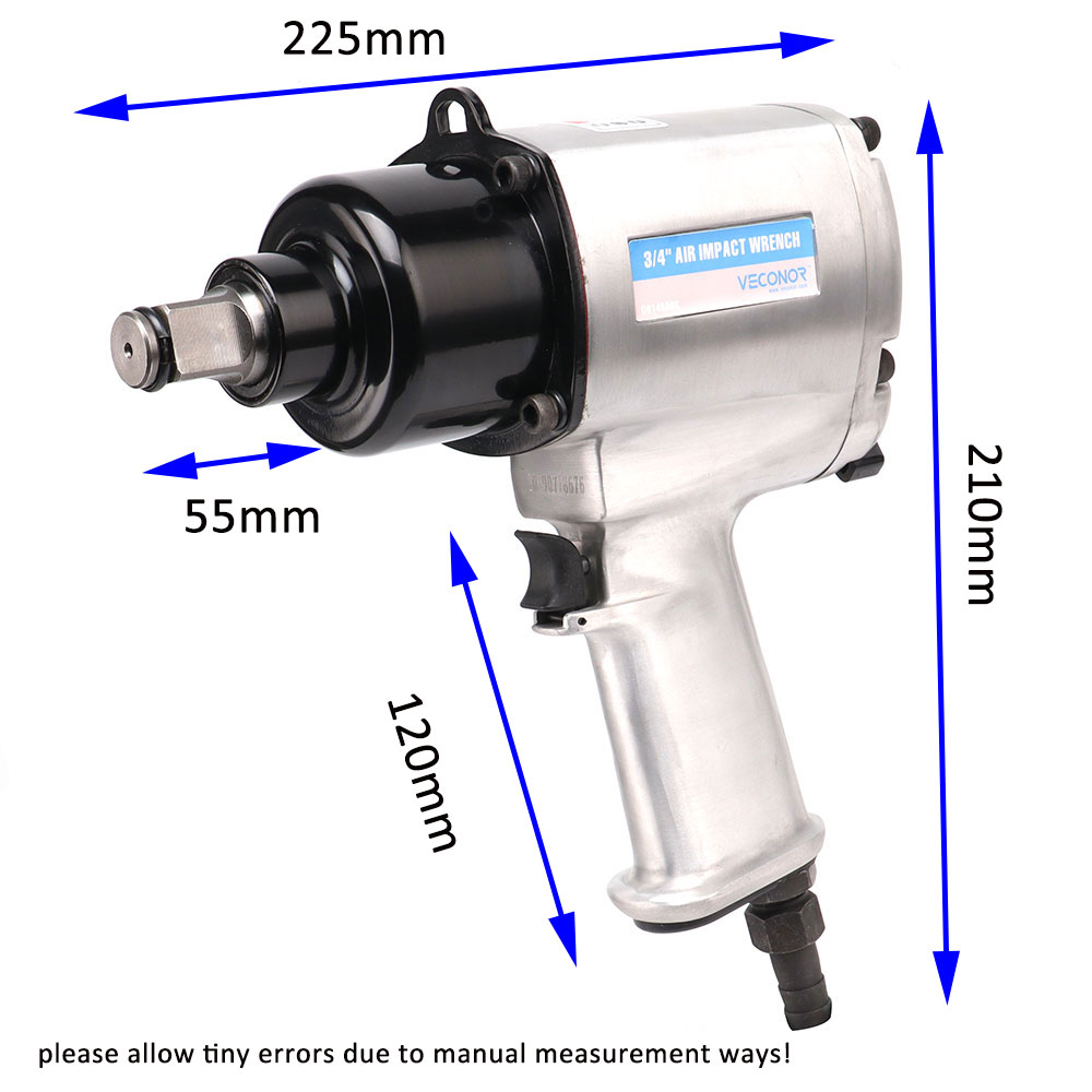 3/4 inç sürücü hava etkisi ana - Pneumatic Impact Wrench incelemesi ve fiyatı